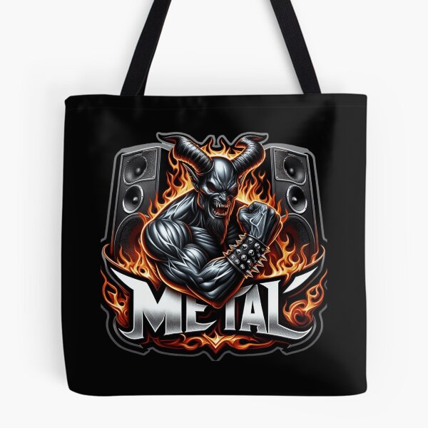 Item preview, Fiery Devil Fist Dark Art Metal Design designed and sold by DeimosArtIntl.