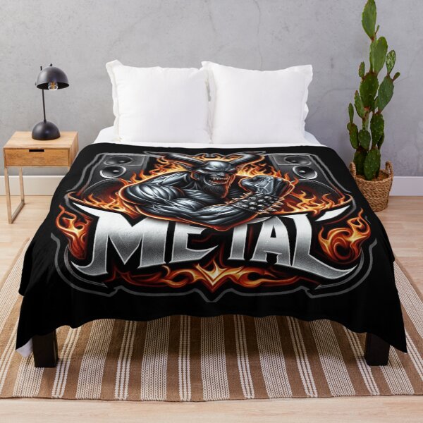 Item preview, Fiery Devil Fist Dark Art Metal Design designed and sold by DeimosArtIntl.