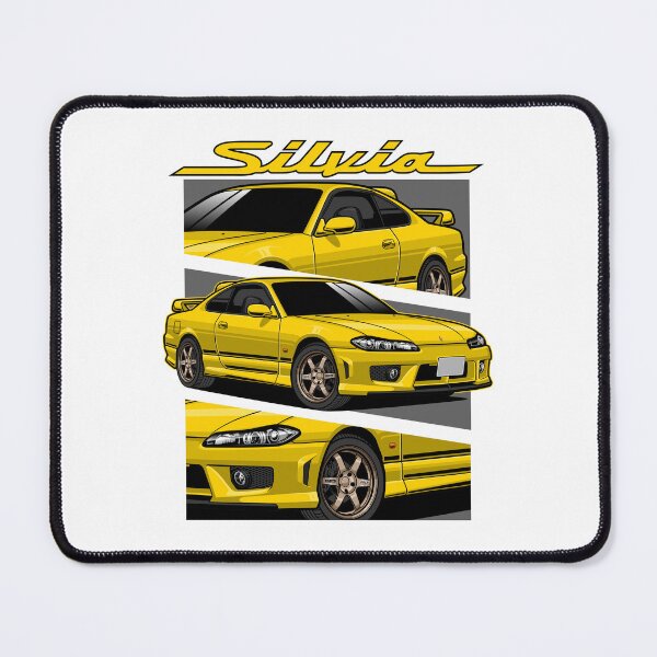 Item preview, Yellow S15 Nissan Silvia designed and sold by vektoranda.