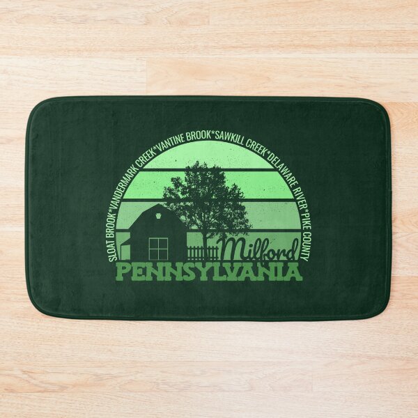 Item preview, Milford Pennsylvania Sunset Retro Vintage Local Pride Logo designed and sold by CRHPOD20.