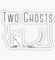 Two Ghosts Sticker