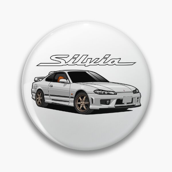 Item preview, White S15 Nissan Silvia designed and sold by vektoranda.