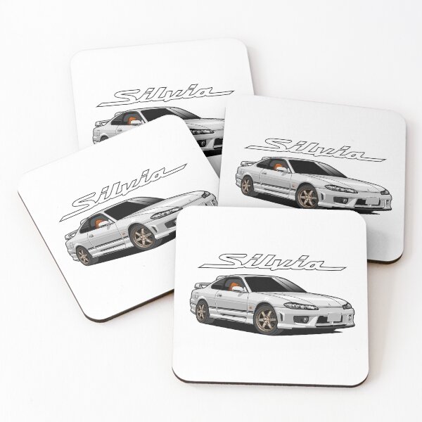 Item preview, White S15 Nissan Silvia designed and sold by vektoranda.