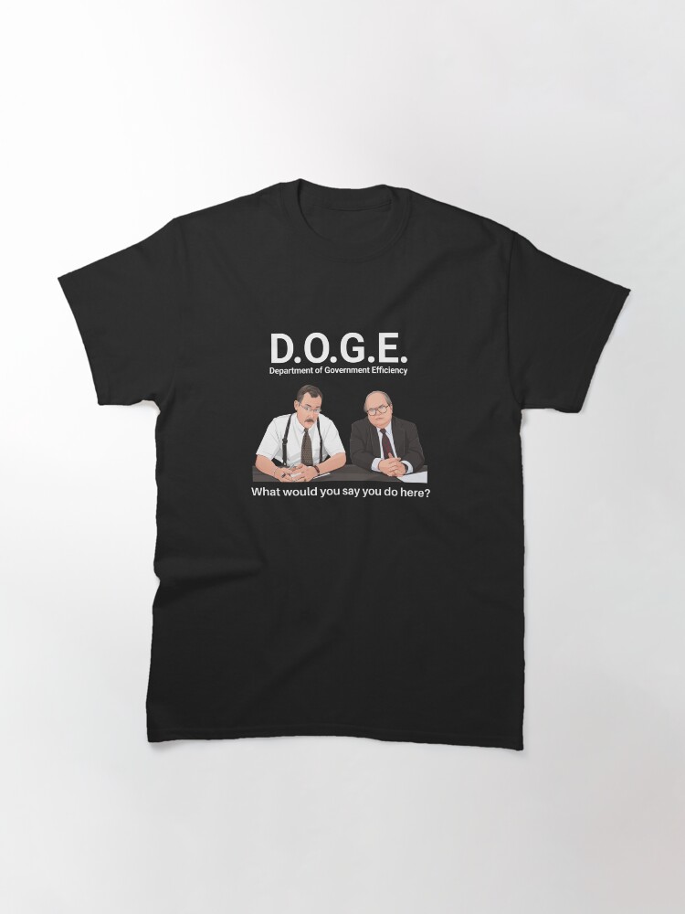 D.O.G.E. Department of Government Efficiency Classic T-Shirt