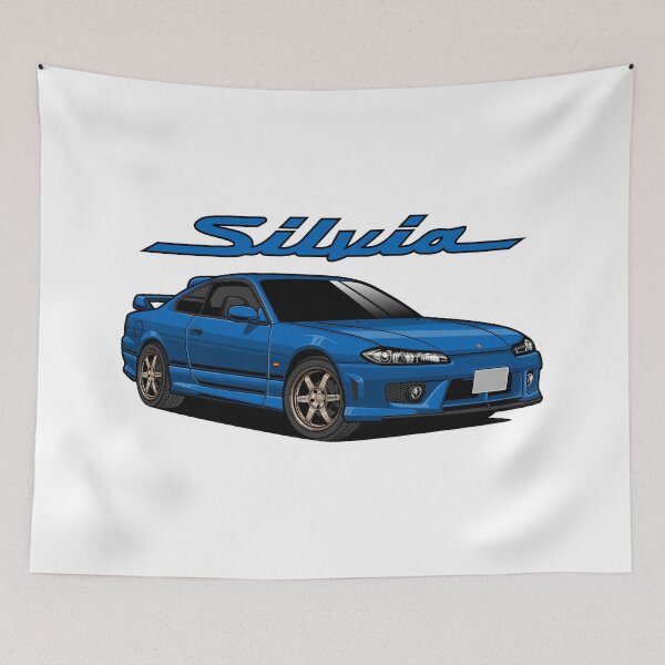 Item preview, Blue S15 Nissan Silvia designed and sold by vektoranda.