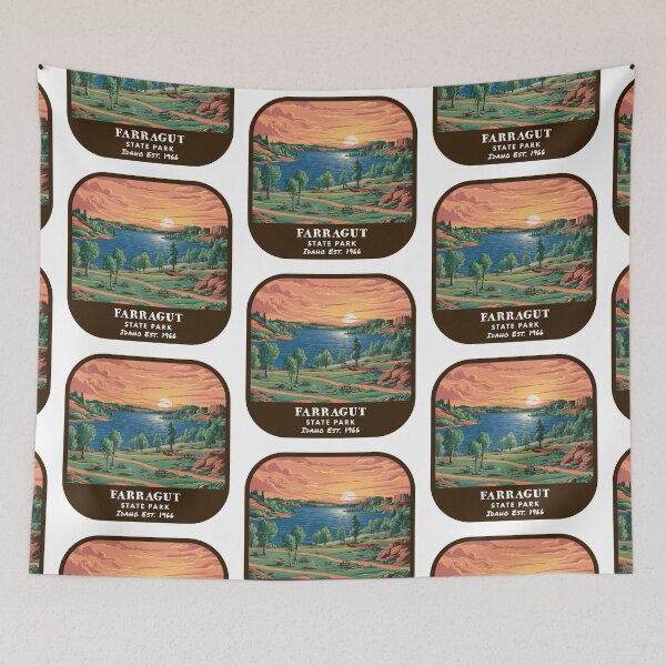 Item preview, Vintag Farragut State Park (Idaho State Park) designed and sold by RabbitK.