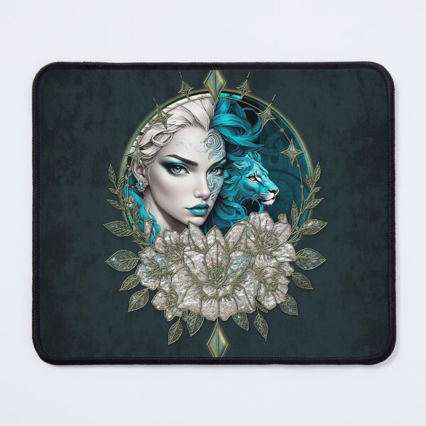 Item preview, Harmony of the elements, the woman with lion. designed and sold by nicky2342.