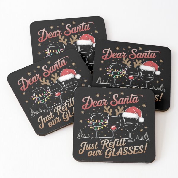 Item preview, Dear Santa: Just Refill Our Glasses designed and sold by PlanetMarker.
