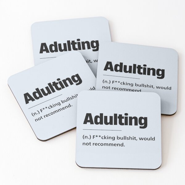 Item preview, Adulting designed and sold by Fanverse Merchandise.