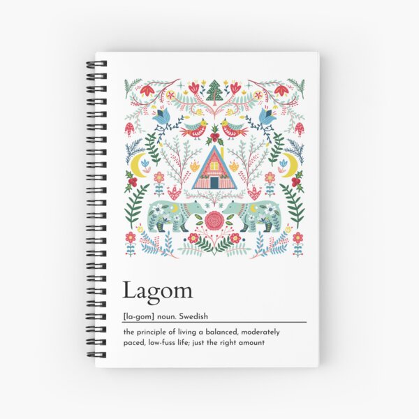 Item preview, Cozy Whimsical Scandinavian Holiday Design with Woodland Animals - Lagom designed and sold by Natasha May Design.