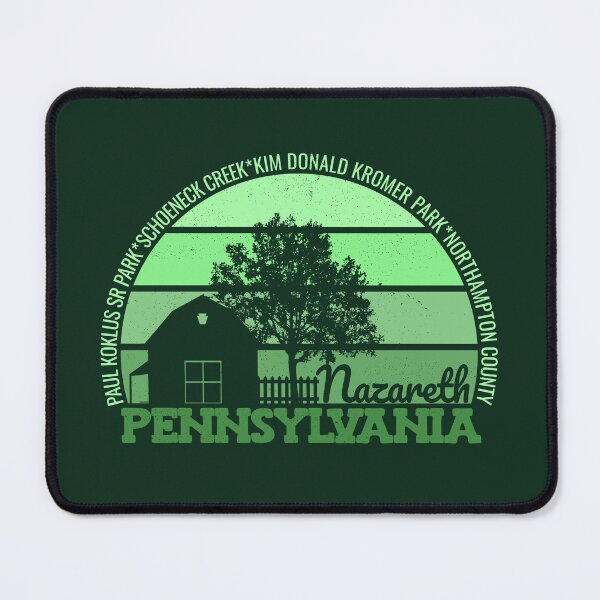 Item preview, Nazareth Pennsylvania Sunset Retro Vintage Local Pride Logo designed and sold by CRHPOD20.