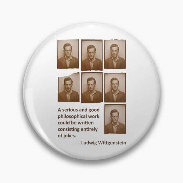 Item preview, Ludwig Wittgenstein quote designed and sold by MichaelEpp.