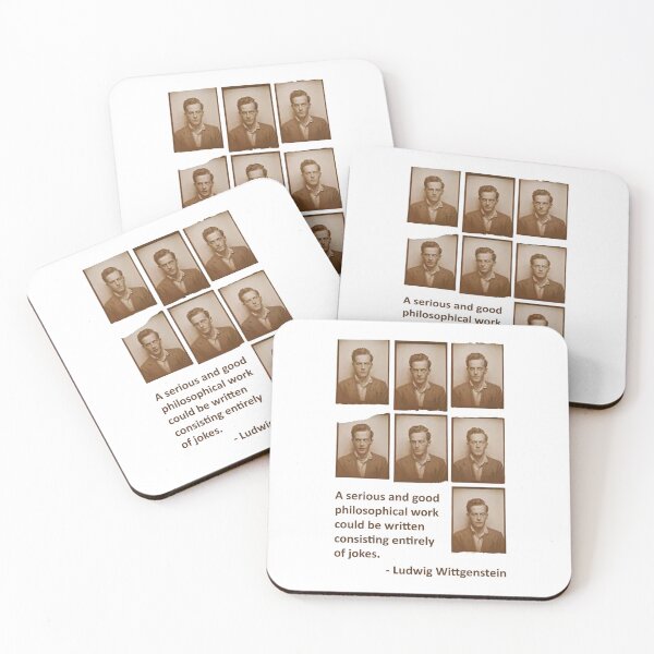 Item preview, Ludwig Wittgenstein quote designed and sold by MichaelEpp.