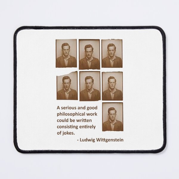 Item preview, Ludwig Wittgenstein quote designed and sold by MichaelEpp.