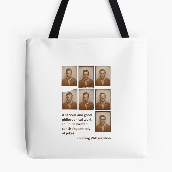 Item preview, Ludwig Wittgenstein quote designed and sold by MichaelEpp.