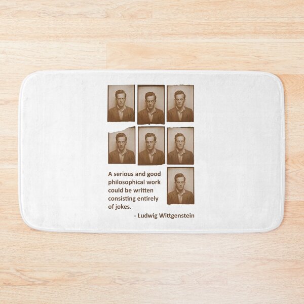 Item preview, Ludwig Wittgenstein quote designed and sold by MichaelEpp.