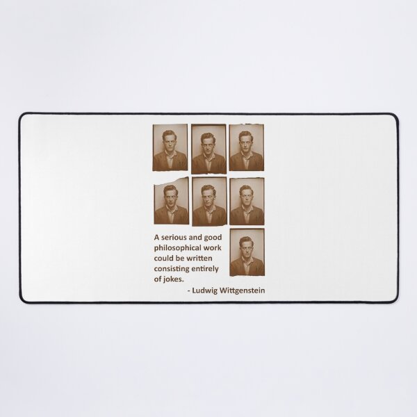 Item preview, Ludwig Wittgenstein quote designed and sold by MichaelEpp.