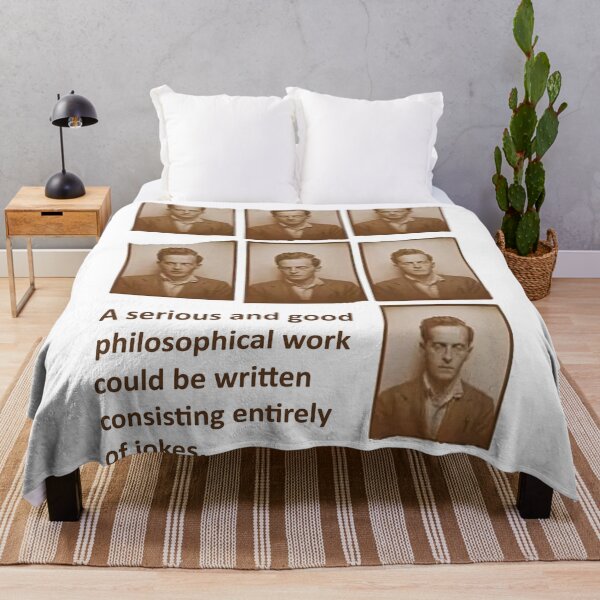 Item preview, Ludwig Wittgenstein quote designed and sold by MichaelEpp.