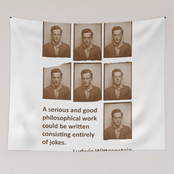 Item preview, Ludwig Wittgenstein quote designed and sold by MichaelEpp.
