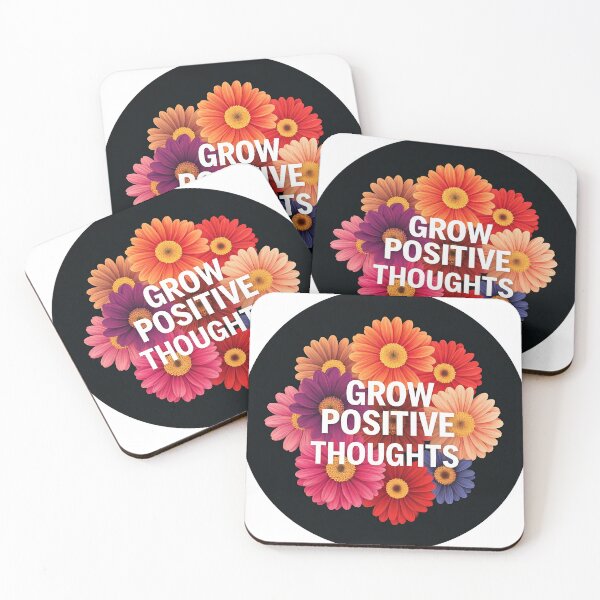 Item preview, Grow Positive Thoughts - Floral Motivation designed and sold by TeesHearts100.