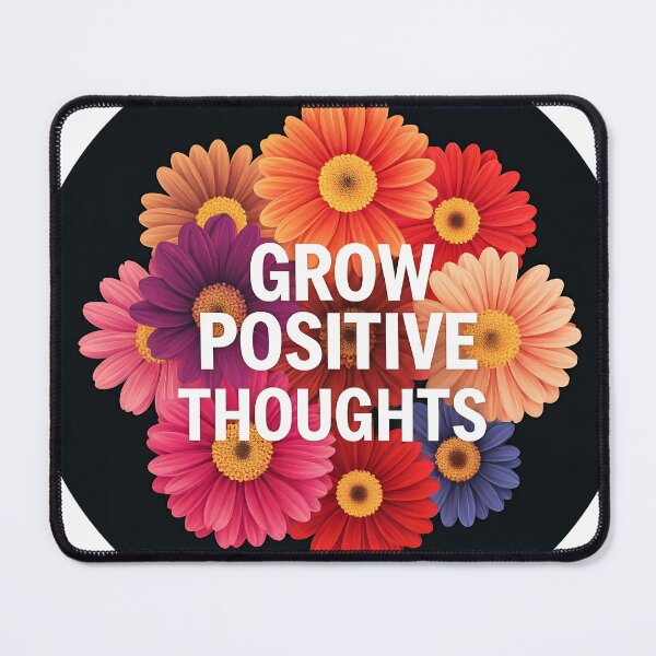 Item preview, Grow Positive Thoughts - Floral Motivation designed and sold by TeesHearts100.