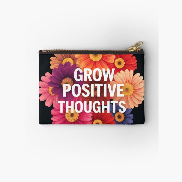 Item preview, Grow Positive Thoughts - Floral Motivation designed and sold by TeesHearts100.