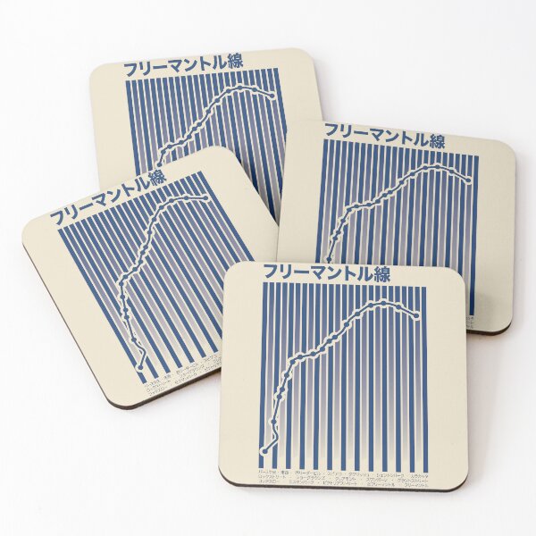 Item preview, Fremantle Line (Transperth) in Japanese designed and sold by Sam-The-Penguin.
