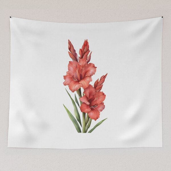 Item preview, Red Gladiolus (Gladiolus spp.) designed and sold by HOMETOWN86.