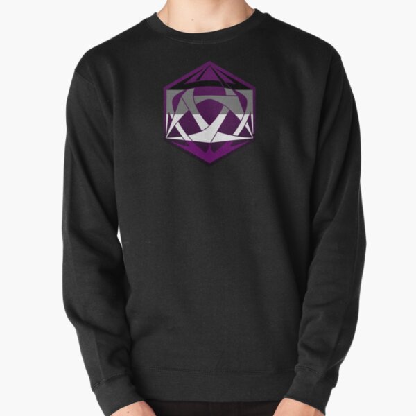 Celtic D20 . Asexual Pride Pullover Sweatshirt