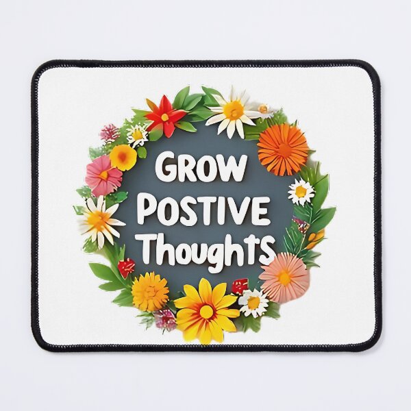 Item preview, Grow Positive Thoughts - Paper Flower Wreath designed and sold by TeesHearts100.