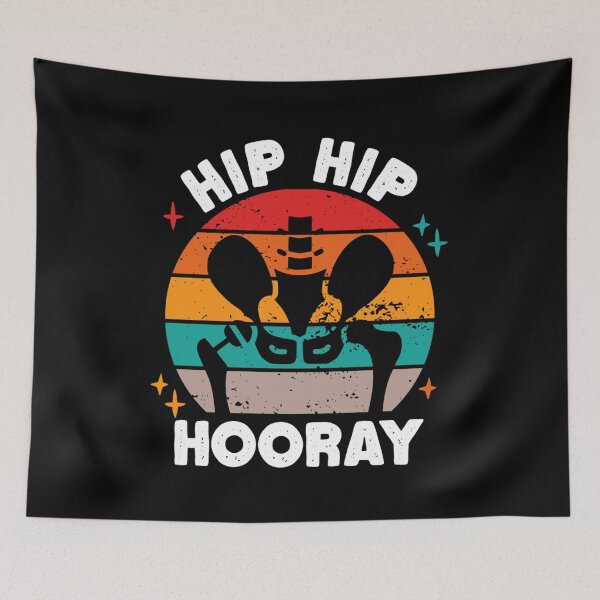 Item preview, Hip Hip Hooray Funny Hip Surgery Replacement Recovery designed and sold by savecloth.