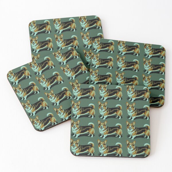 Item preview, Cute Corgi Pattern designed and sold by Flower Magic .