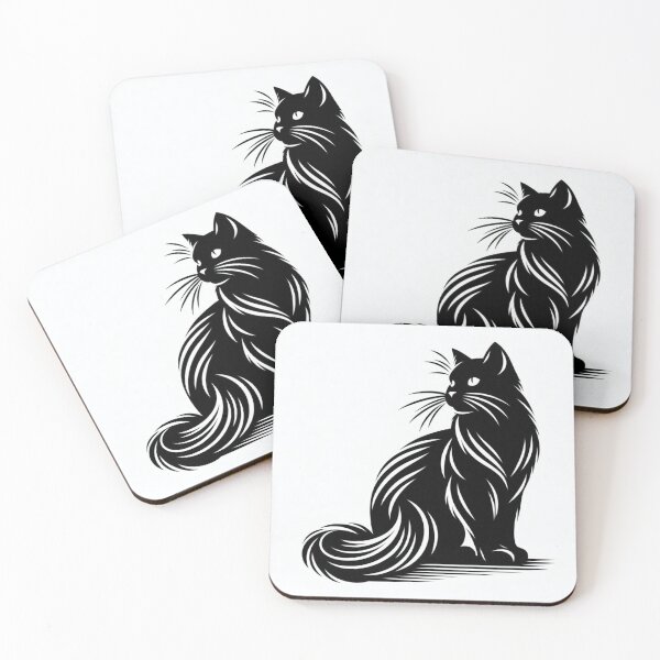 Item preview, Black and white Art Decor, beautiful cat. designed and sold by nicnacc.