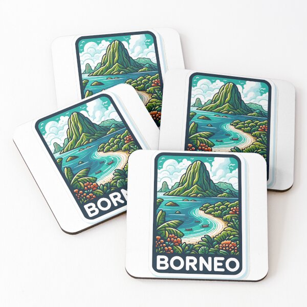 Item preview, Borneo Indonesia designed and sold by LoveLabDesign.
