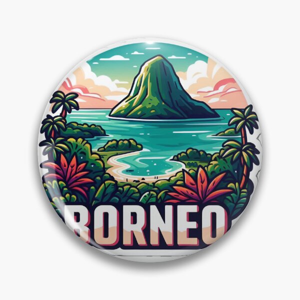 Item preview, Borneo Indonesia designed and sold by LoveLabDesign.