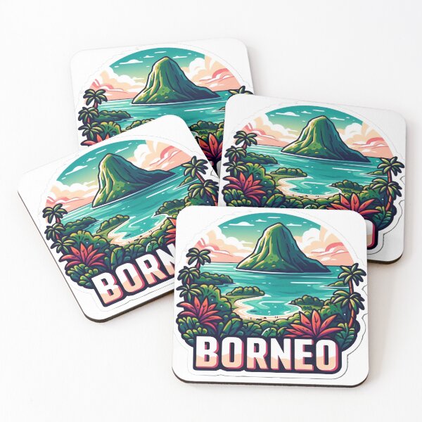 Item preview, Borneo Indonesia designed and sold by LoveLabDesign.