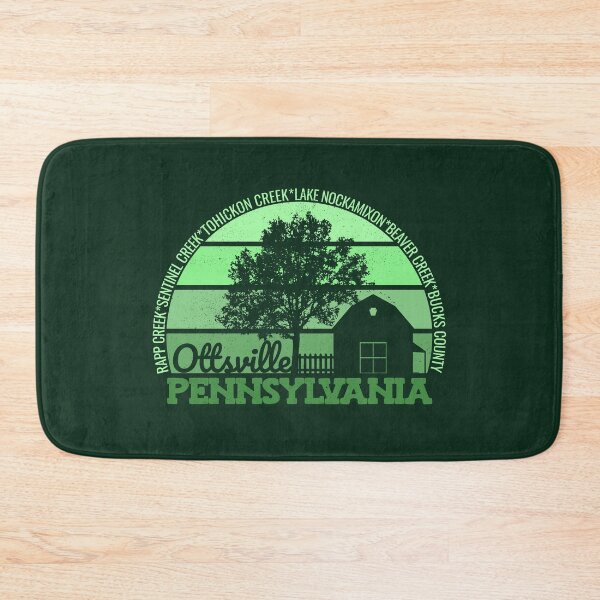 Item preview, Ottsville Pennsylvania Sunset Retro Vintage Local Pride Logo designed and sold by CRHPOD20.