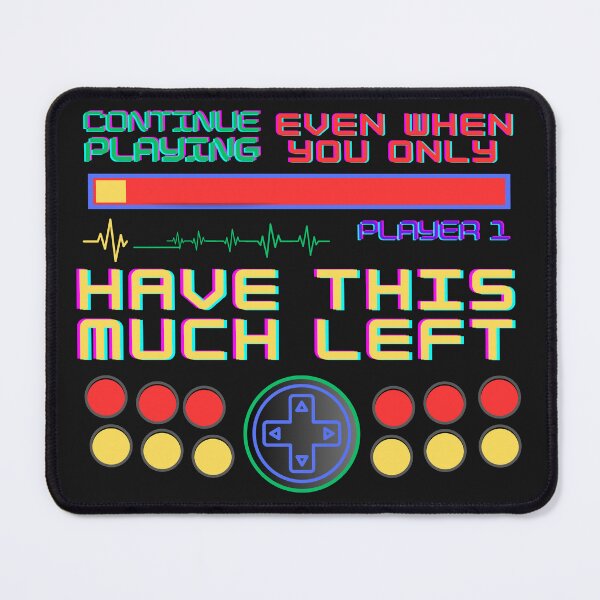Item preview, CONTINUE PLAYING (Retro Arcade Vitality) designed and sold by FREEKNSTEIN.