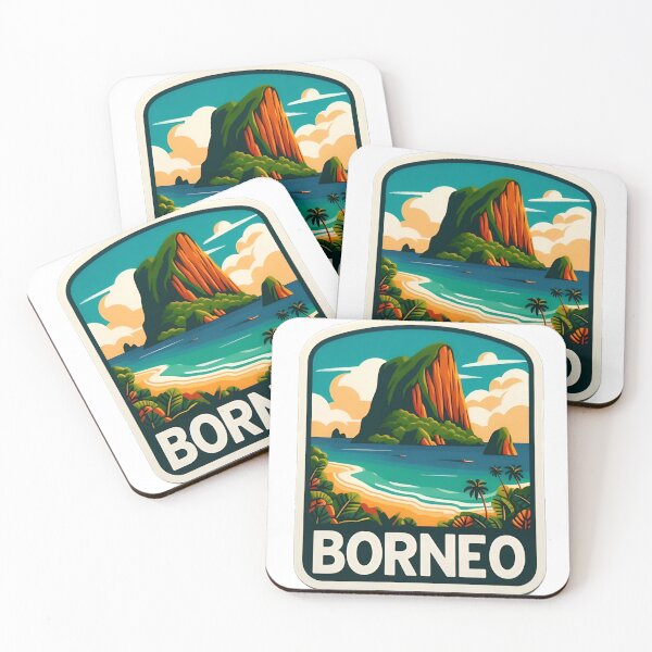 Item preview, Borneo Indonesia designed and sold by LoveLabDesign.