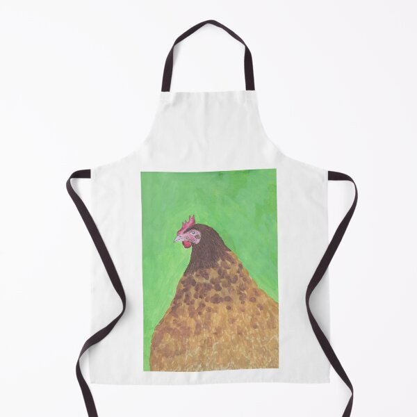 Item preview, Chicken Portrait Gouache Illustration designed and sold by HandmadeNinalu.