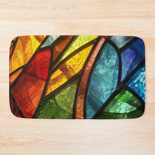 Item preview, Immaculate Prismatic Stained Glass Geometric Pattern designed and sold by ScientiaAcLabor.
