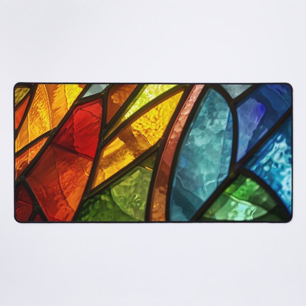 Item preview, Immaculate Prismatic Stained Glass Geometric Pattern designed and sold by ScientiaAcLabor.