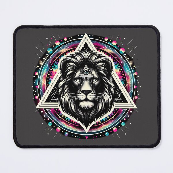 Item preview, Lion, Lion With Third Eye, Colorful Lion designed and sold by DammyK89.