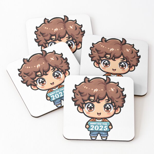 Item preview, "Festive Cartoon Character - Happy New Year 2025 Design for T-Shirts and Stickers designed and sold by CreativeTomb.
