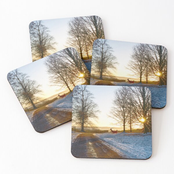 Item preview, Winter Sunrise Stag designed and sold by Alisonchambers2.