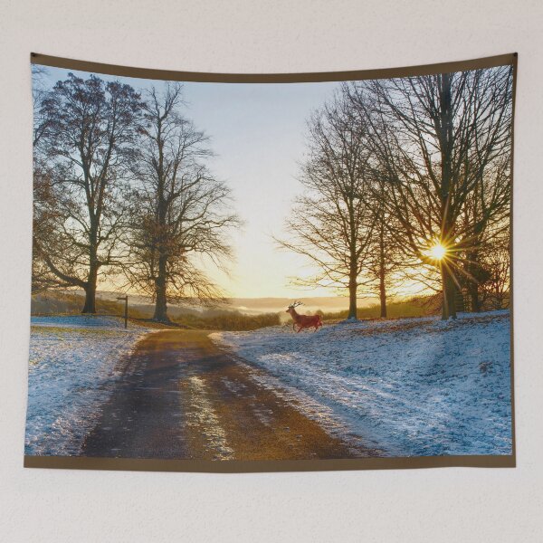Item preview, Winter Sunrise Stag designed and sold by Alisonchambers2.
