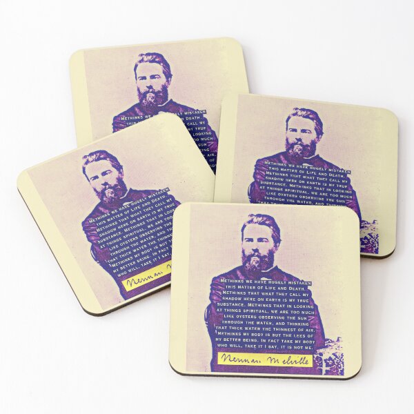 Item preview, Herman Melville quote: Methinks we have hugely mistaken this matter of Life and Death. Methinks that what they call my shadow here on earth... designed and sold by artbleed.