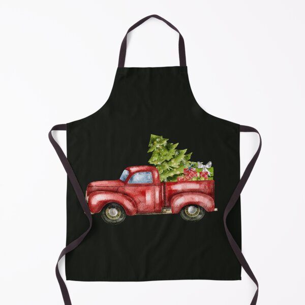 Item preview, Red truck with christmas tree designed and sold by pinkyfish1010.