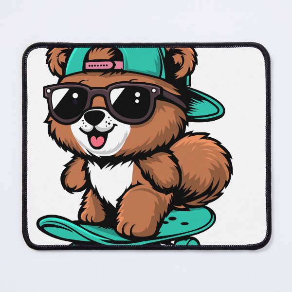 Item preview, Cool Skateboarding Bear - Perfect for T-Shirts, Stickers design , and More designed and sold by CreativeTomb.