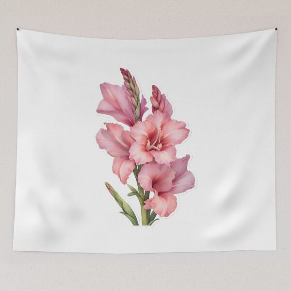 Item preview, Pink Gladiolus (Gladiolus spp.) designed and sold by HOMETOWN86.